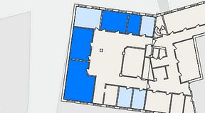 
							Planritning för THE WORKS Medborgarplatsen, 4 privata rum, 98 m²