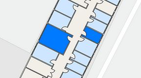 
							Planritning för Quick Office Älvsjö, 2 privata rum, 40 m²