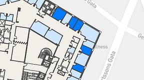 
							Planritning för Spaces Göteborg Gamlestan, 5 privata rum, 56 m²