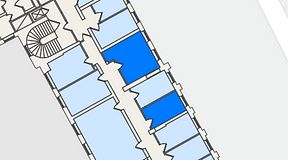Planritning för Convendum Spårvagnshallarna, 2 privata rum, 30 m²