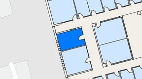 
							Planritning för Regus Lidingö, 1 privata rum, 15 m²