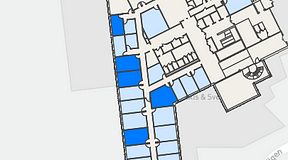 
							Planritning för Regus Rotsunda, 5 privata rum, 78 m²