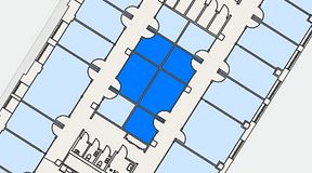 
							Planritning för Convendum Sundbyberg, 5 privata rum, 46 m²