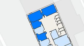
							Planritning för Mindpark Helsingborg, 4 privata rum, 98 m²