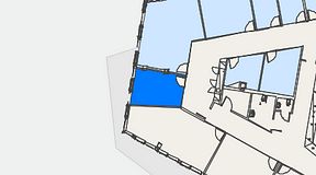 
							Planritning för Spaces Hammarbybacken 27, 1 privata rum, 11 m²