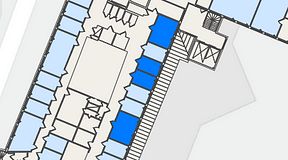 
							Planritning för FASTOFFICE Johanneslundsvägen 12, 4 privata rum, 50 m²