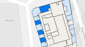 
							Planritning för Walborg Ventures, 5 privata rum, 69 m²