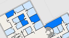 
							Planritning för Regus Kalmar, 5 privata rum, 56 m²