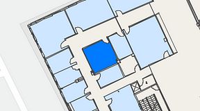 
							Planritning för United Spaces Waterfront Klarabergsviadukten, 1 privata rum, 17 m²