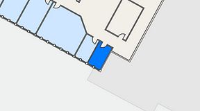 
							Planritning för Växthuset Stensjögatan, 1 privata rum, 9 m²
