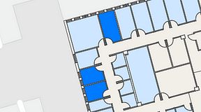 
							Planritning för Regus Lidingö, 3 privata rum, 22 m²