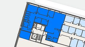
							Planritning för Spaces Umami Park Sundbyberg, 1 privata rum, 220 m²
