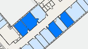 
							Planritning för Regus Svetsarvägen 15, 3 privata rum, 78 m²