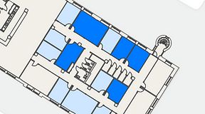 
							Planritning för Convendum Sundbyberg, 5 privata rum, 107 m²
