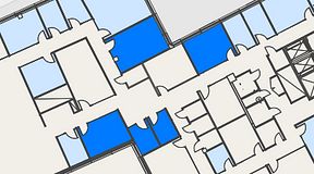
							Planritning för Spaces Hyllie Vista, 5 privata rum, 73 m²