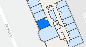 
							Planritning för Regus Helsingborg Södergatan, 1 privata rum, 13 m²