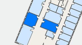 
							Planritning för Växthuset Jägershillgatan, 2 privata rum, 38 m²