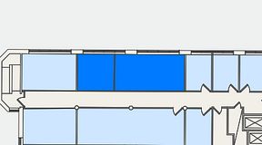 
							Planritning för Landskapet Sickla, 2 privata rum, 53 m²