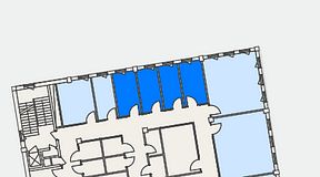 
							Planritning för CoW Hammarby Sjöstad, 4 privata rum, 36 m²
