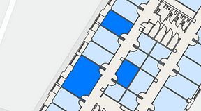 
							Planritning för Convendum Sundbyberg, 3 privata rum, 58 m²