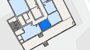 Planritning för iOffice Kungsgatan 37, 1 privata rum, 11 m²