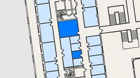 
							Planritning för Spaces Nordenskiöldsgatan, 2 privata rum, 26 m²