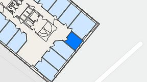 
							Planritning för FASTOFFICE Lidingö Torsvik, 1 privata rum, 7 m²