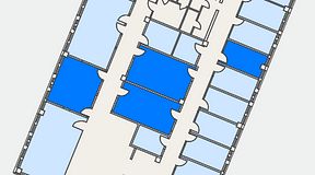 
							Planritning för Växthuset Jägershillgatan, 4 privata rum, 68 m²