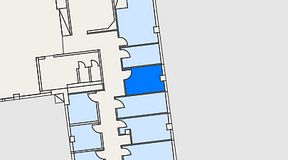 
							Planritning för World Trade Center Göteborg, Mässans gata, 1 privata rum, 13 m²