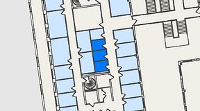 
							Planritning för Spaces Nordenskiöldsgatan, 3 privata rum, 15 m²