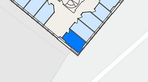 
							Planritning för FASTOFFICE Lidingö Torsvik, 1 privata rum, 10 m²