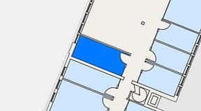 
							Planritning för C/O Tyresö, 1 privata rum, 13 m²