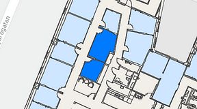 
							Planritning för Regus Östermalmstorg, 2 privata rum, 21 m²