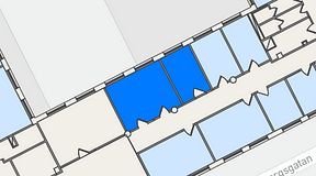 
							Planritning för iOffice Olof Palmes Gata 11, 2 privata rum, 36 m²
