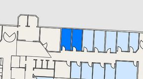 
							Planritning för Kontoret Solna, 2 privata rum, 22 m²