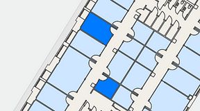 
							Planritning för Convendum Sundbyberg, 2 privata rum, 23 m²