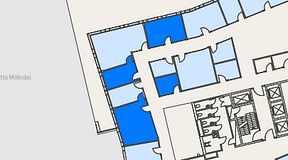 
							Planritning för Mindpark Mölndal, 4 privata rum, 66 m²