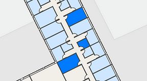 
							Planritning för Regus Rotsunda, 3 privata rum, 37 m²