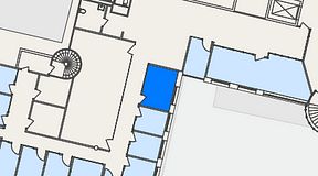 
							Planritning för FASTOFFICE Råsundavägen, 1 privata rum, 12 m²