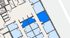 
							Planritning för Spaces Hyllie Vista, 3 privata rum, 32 m²