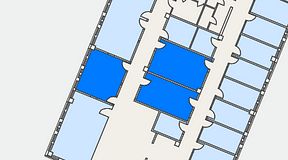 
							Planritning för Växthuset Jägershillgatan, 3 privata rum, 58 m²