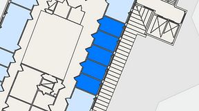 
							Planritning för FASTOFFICE Johanneslundsvägen 12, 5 privata rum, 40 m²
