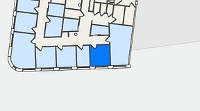 
							Planritning för United Spaces Nordenskiöldsgatan 24, 1 privata rum, 14 m²