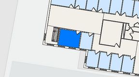 
							Planritning för Regus Alvik, 1 privata rum, 18 m²