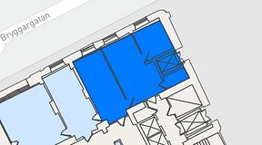 
							Planritning för 7A Posthuset, Vasagatan 28, 1 privata rum, 81 m²