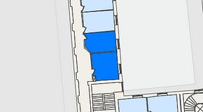 
							Planritning för KG10 Kungsgatan 8, 2 privata rum, 28 m²