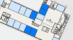 
							Planritning för Convendum Gävlegatan 16, 5 privata rum, 71 m²