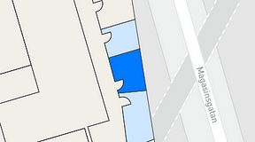 
							Planritning för Walborg Ventures, 1 privata rum, 14 m²