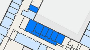 
							Planritning för Quick Office Älvsjö, 3 privata rum, 115 m²