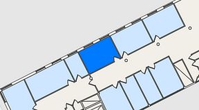 
							Planritning för Convendum Spårvagnshallarna, 1 privata rum, 24 m²